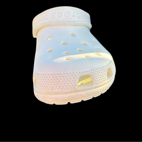 Crocs Womems Sz 8 Men’s Sz 6 White Comfortable Clog Slides - Picture 5 of 10